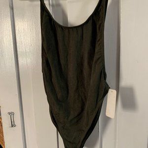 Dippin Daisy one piece swimsuit, Suede Olive sz XL